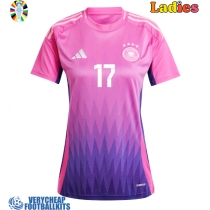 Germany Florian Wirtz #17 Replica Away Shirt Ladies Euro 2024 Short Sleeve